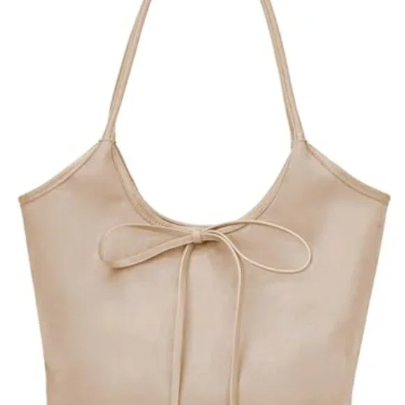 Vintage Suede Hobo Bag Slouchy Shoulder Tote Large Capacity Satchel Purse - Picture 2 of 8